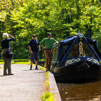 The otherside from Trevor Basin at the the Pontcysyllte Aqueduct, shot by Splash Point Photo