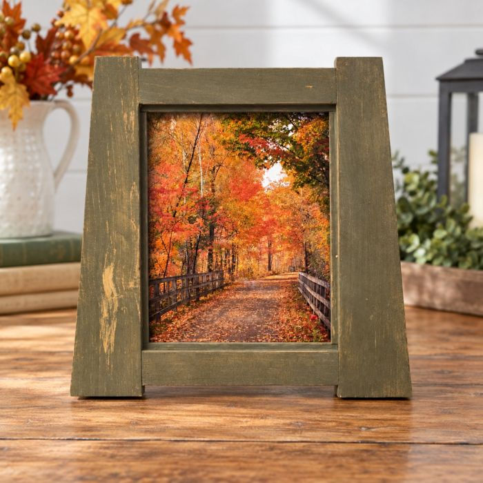 Thumbnail: Rustic  Pine 8x10 Tabletop Picture Frame - Aged Wheat
