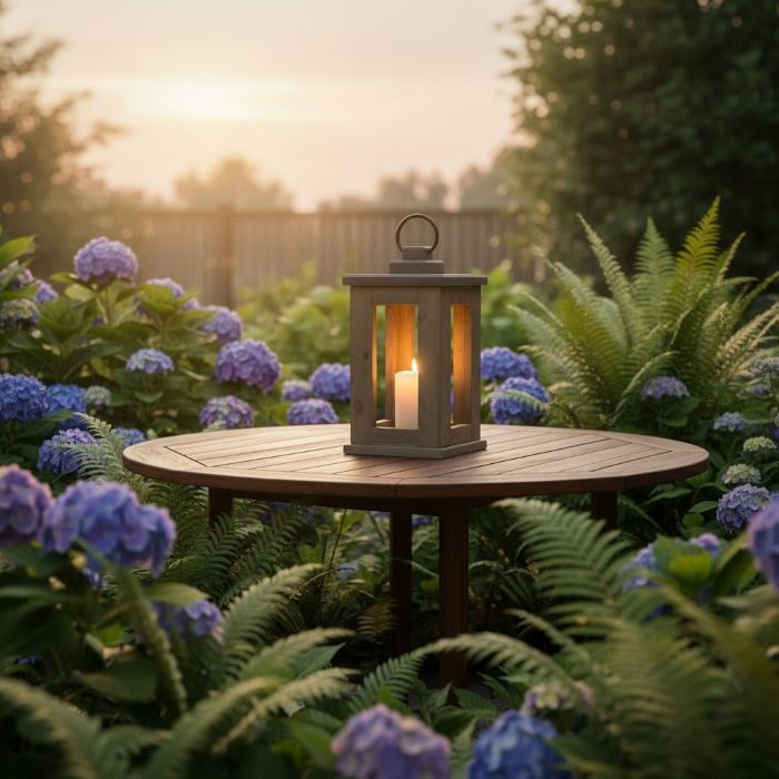 Thumbnail: Rustic Glow Lantern in Garden
