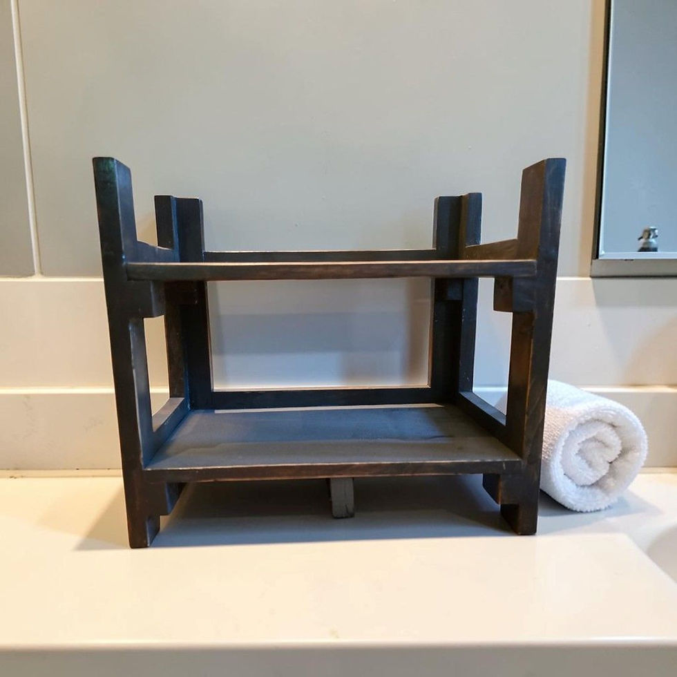 Thumbnail: Farmhouse Shelf Organizer