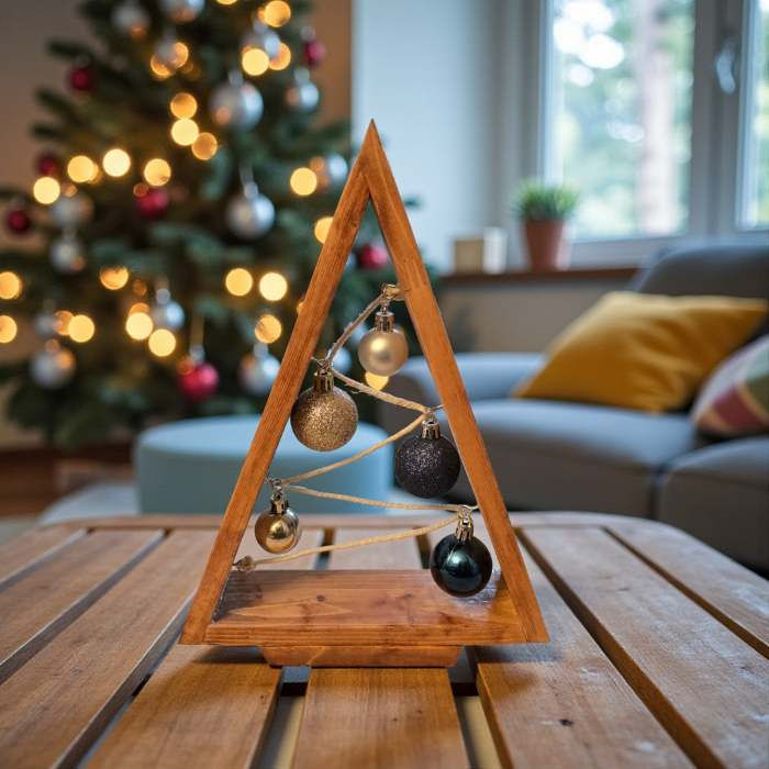 Thumbnail: Small Decorated Christmas Tree - Puritan Pine