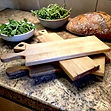 Reclaimed Wood Charcuterie Boards on counter