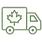 Truck representing cross Canada shipping