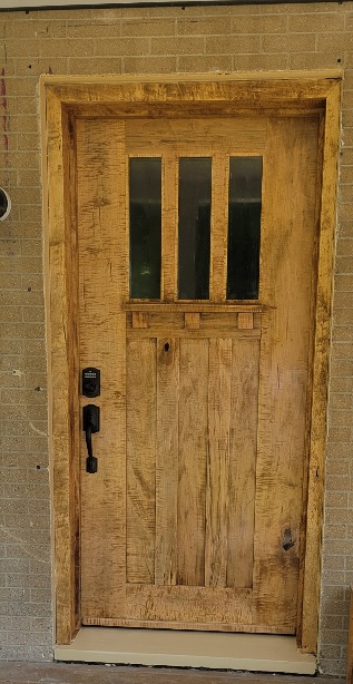 Installed Door After Epoxy Resin Repair