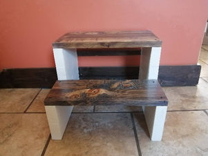 Farmhouse Kitchen Step Stool