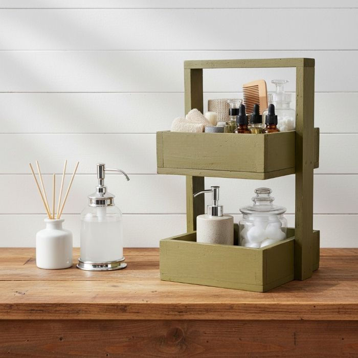 Farmhouse Maple Organizer Collection -Double