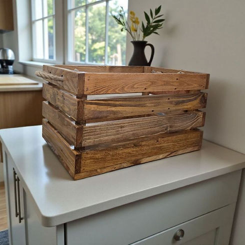 Rustic Farmhouse Storage - End View_