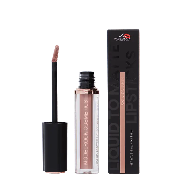 Thumbnail: MODELROCK Skin on Skin Liquid to Matte Longwear Lipstick product and packaging