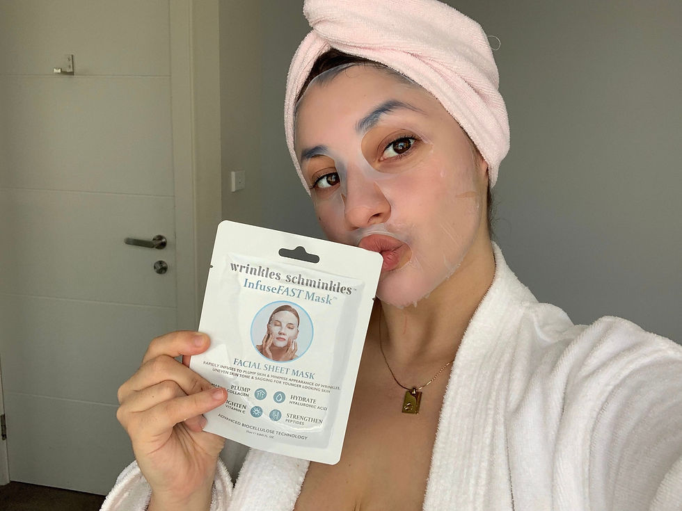 Thumbnail: INFUSEFAST™ FACIAL SHEET MASK - 1 PACK-Wrinkles Schminkles