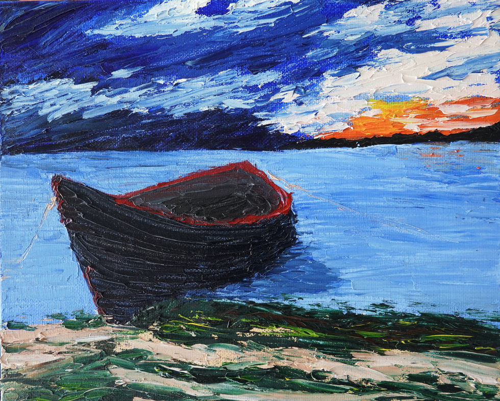 'sunset'.