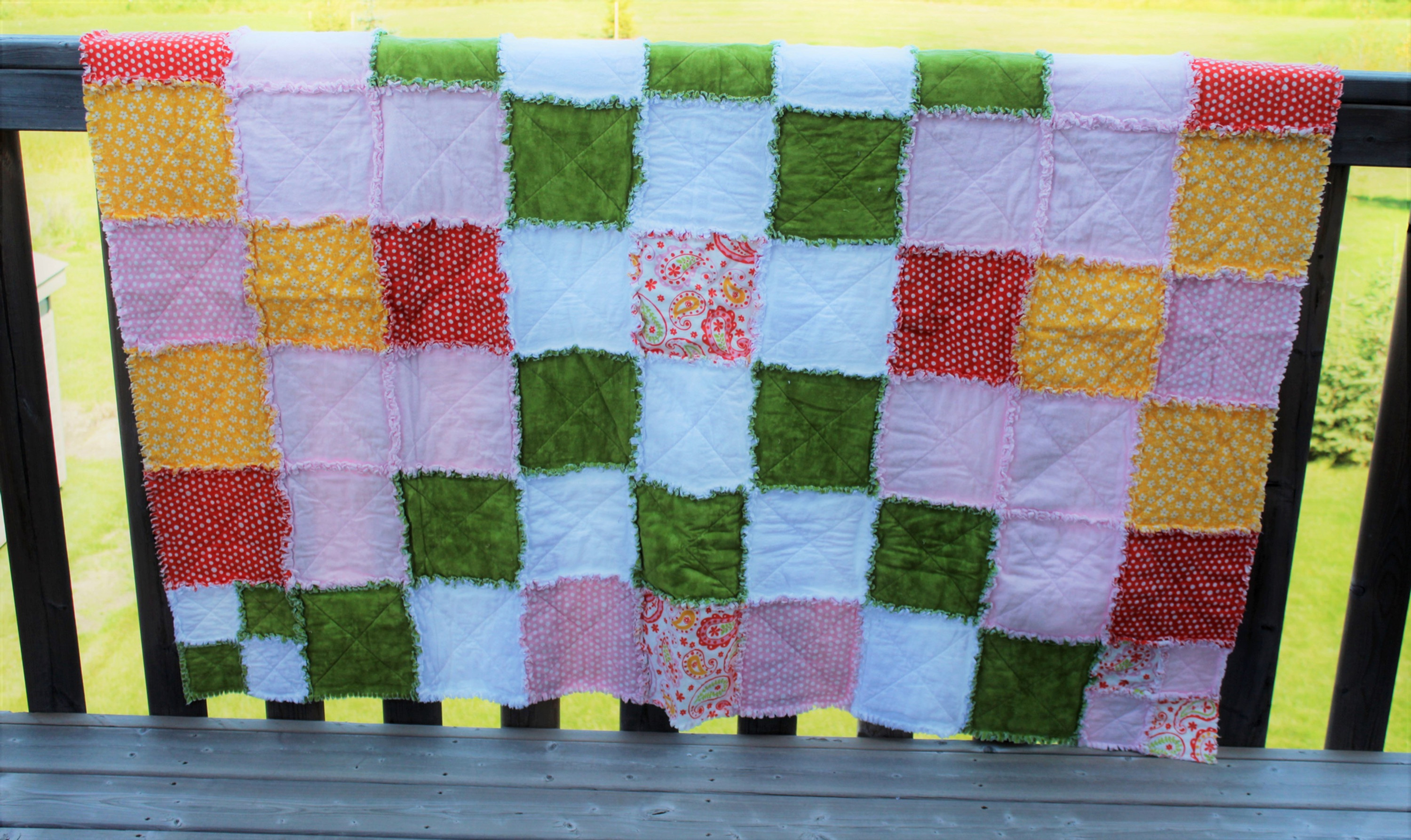 Springtime Rag Quilt