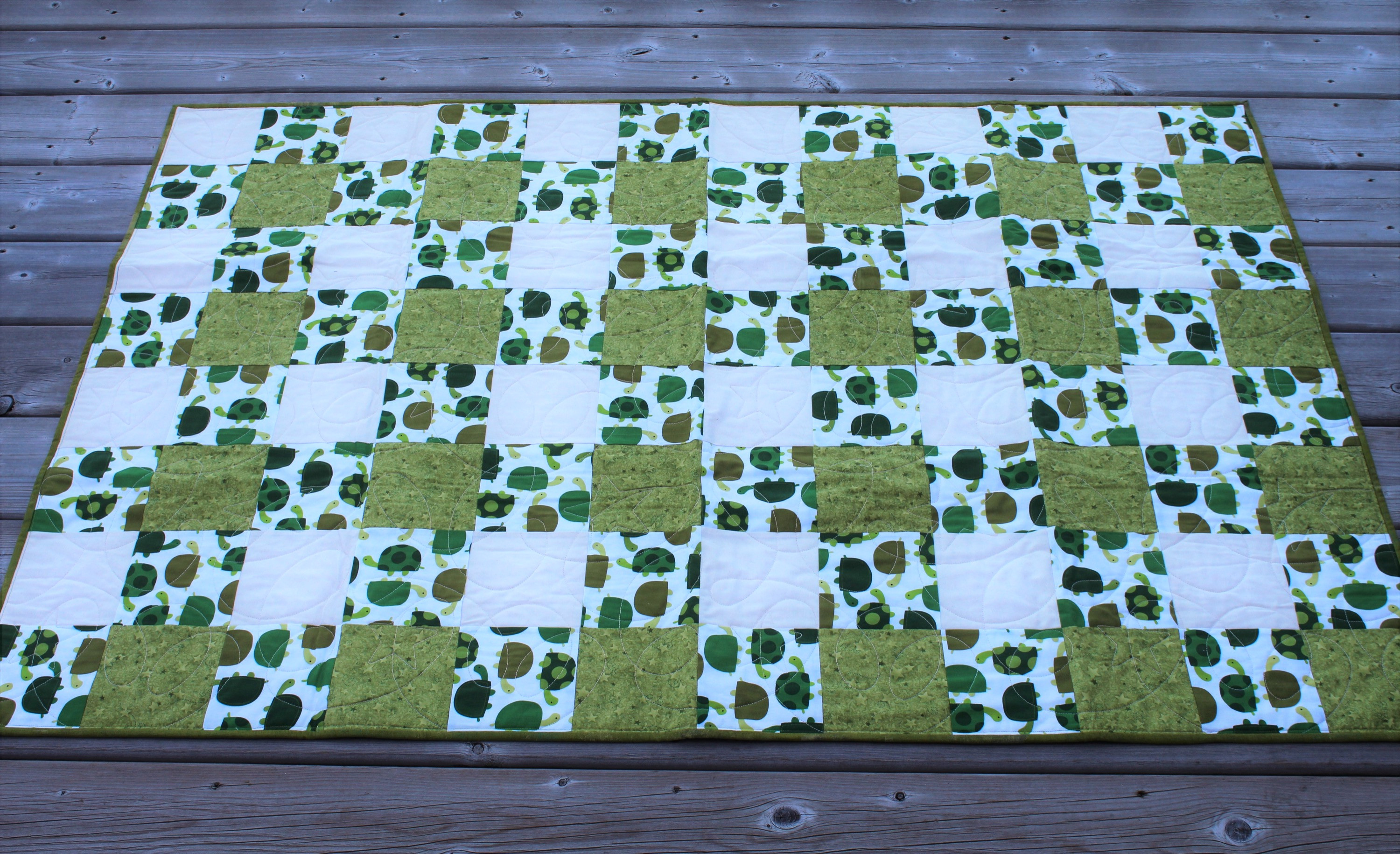 Turtle Crib Quilt
