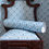 Thumbnail: Blue Floral Wallpaper And Matching Fabric