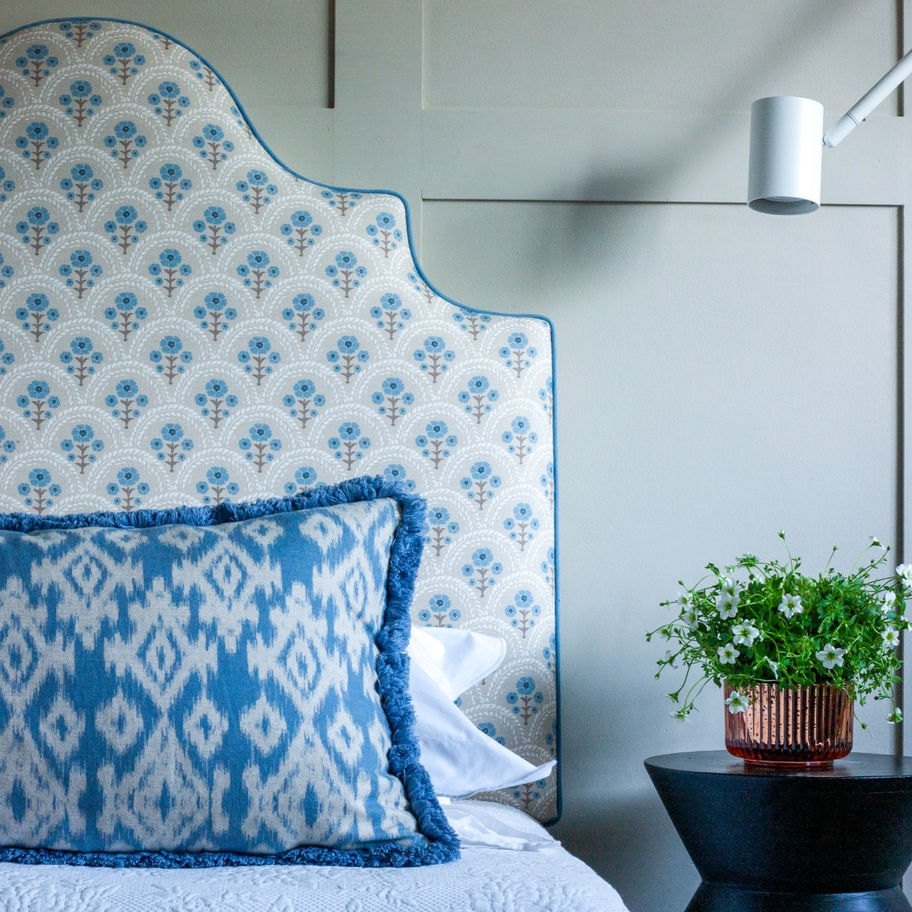 Lulu Cornflower Samson Headboard