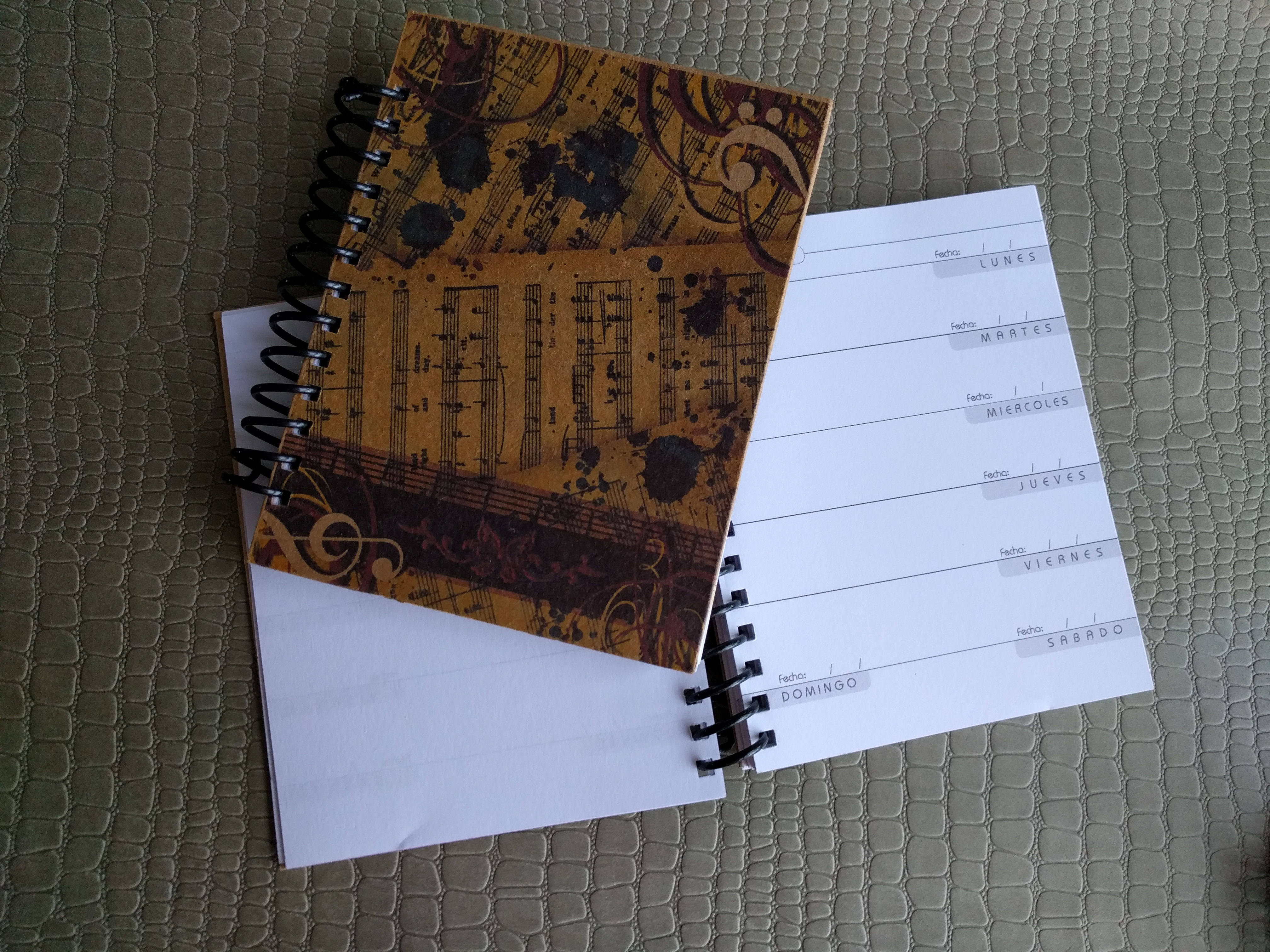 Agenda o libreta de Ecológica de 1/4 de página