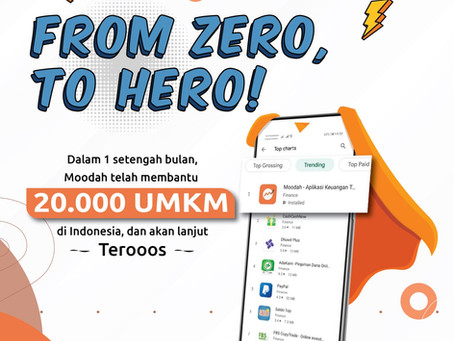 Moodah went from zero, to hero!