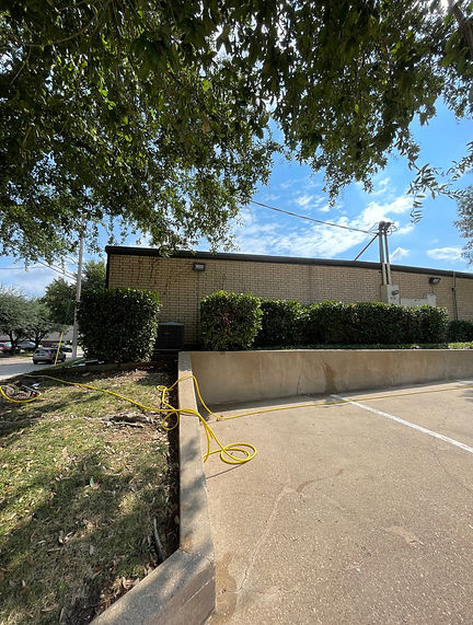 Cleaned Building Wall Corner