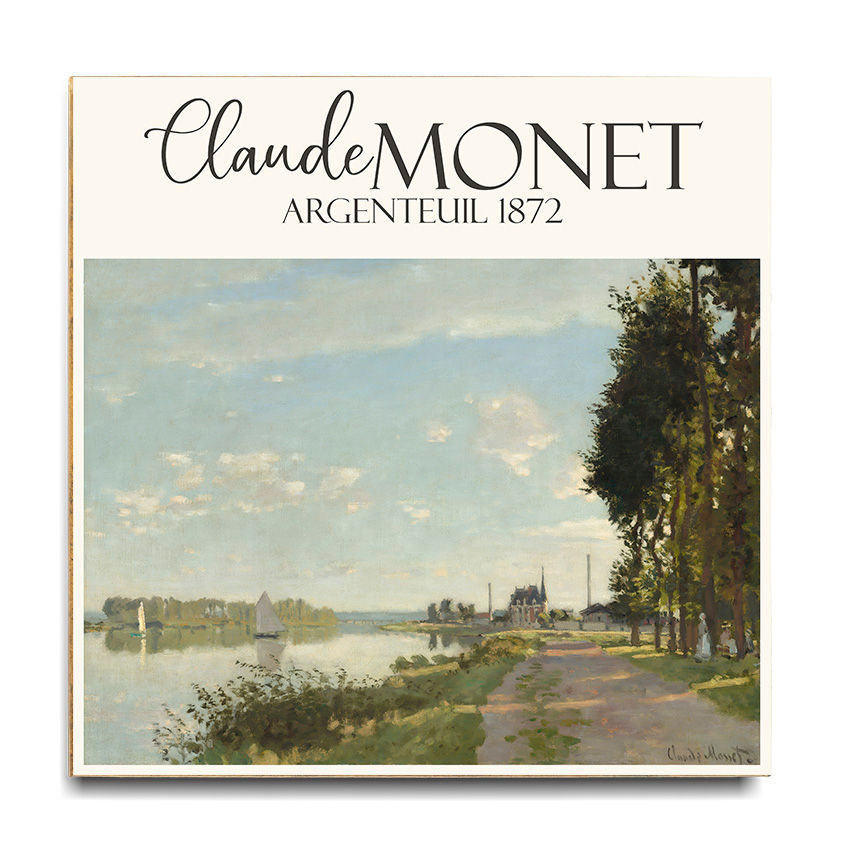 Enjoy our exquisite Monet Wall Art, ready to hang. Featuring Monet's paintings in an Exhibition Poster Style