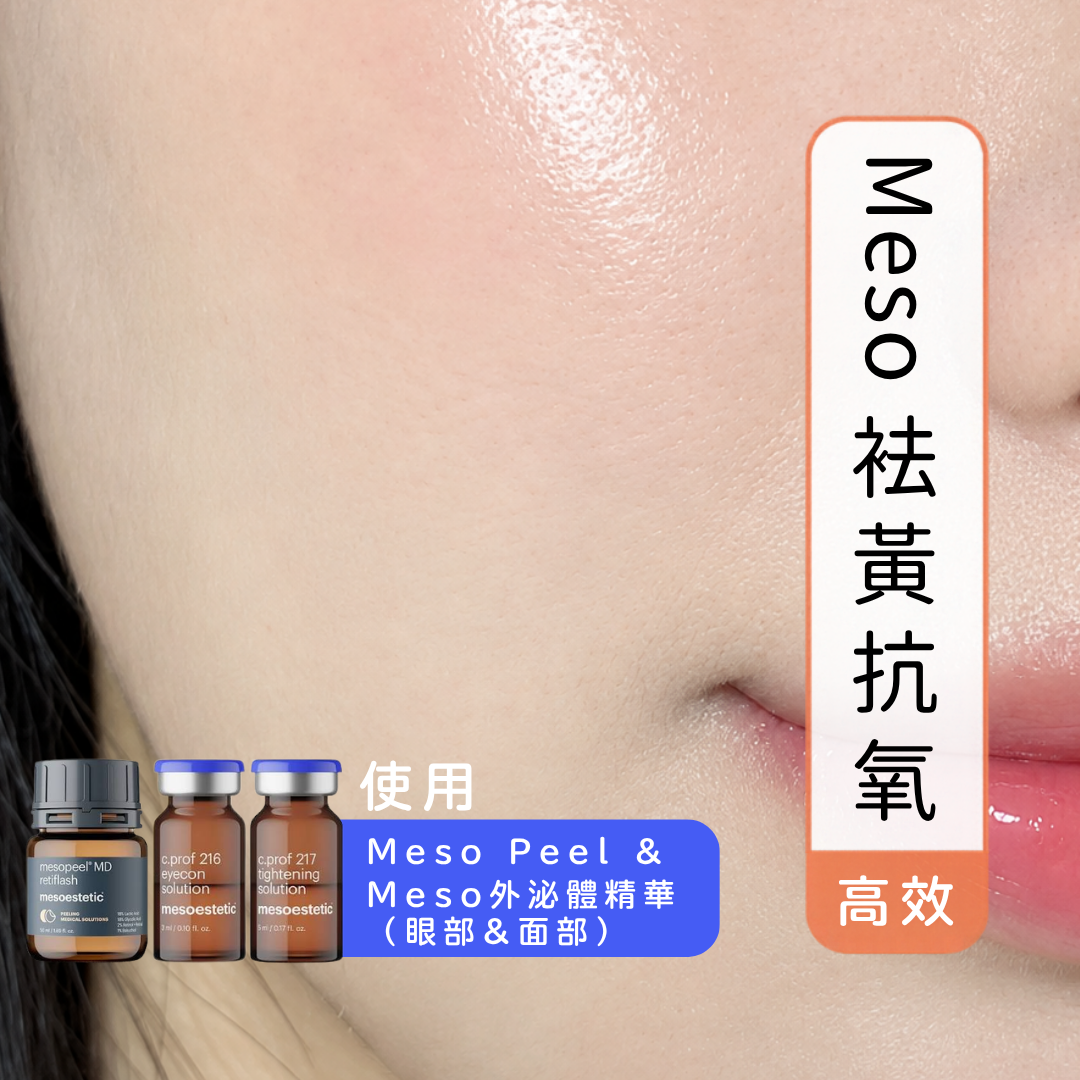 Meso微針袪黃抗氧補水提案