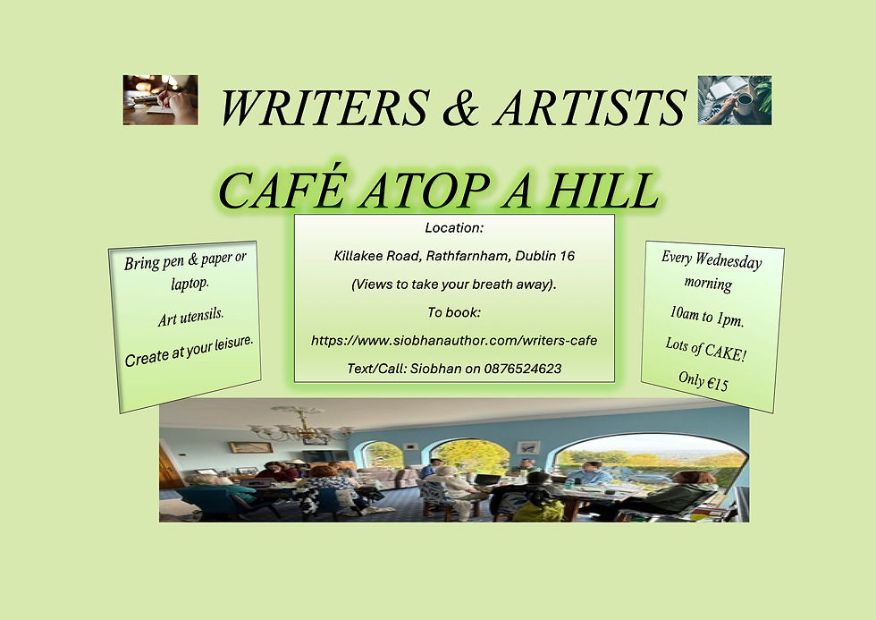 Writers' & Artists Café atop a hill
