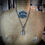 Thumbnail: Handmade silver lock pendant with zircon and key deco - 60cm