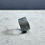 縮圖：Handmade silver ring with silver dust texture