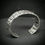 Thumbnail: Silver weaving cuff bracelet