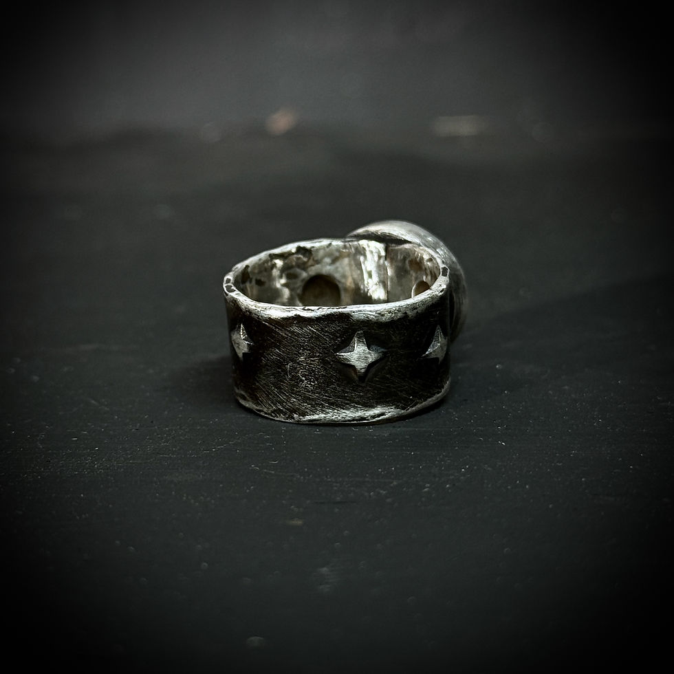 縮圖：Handmade silver turquoise ring