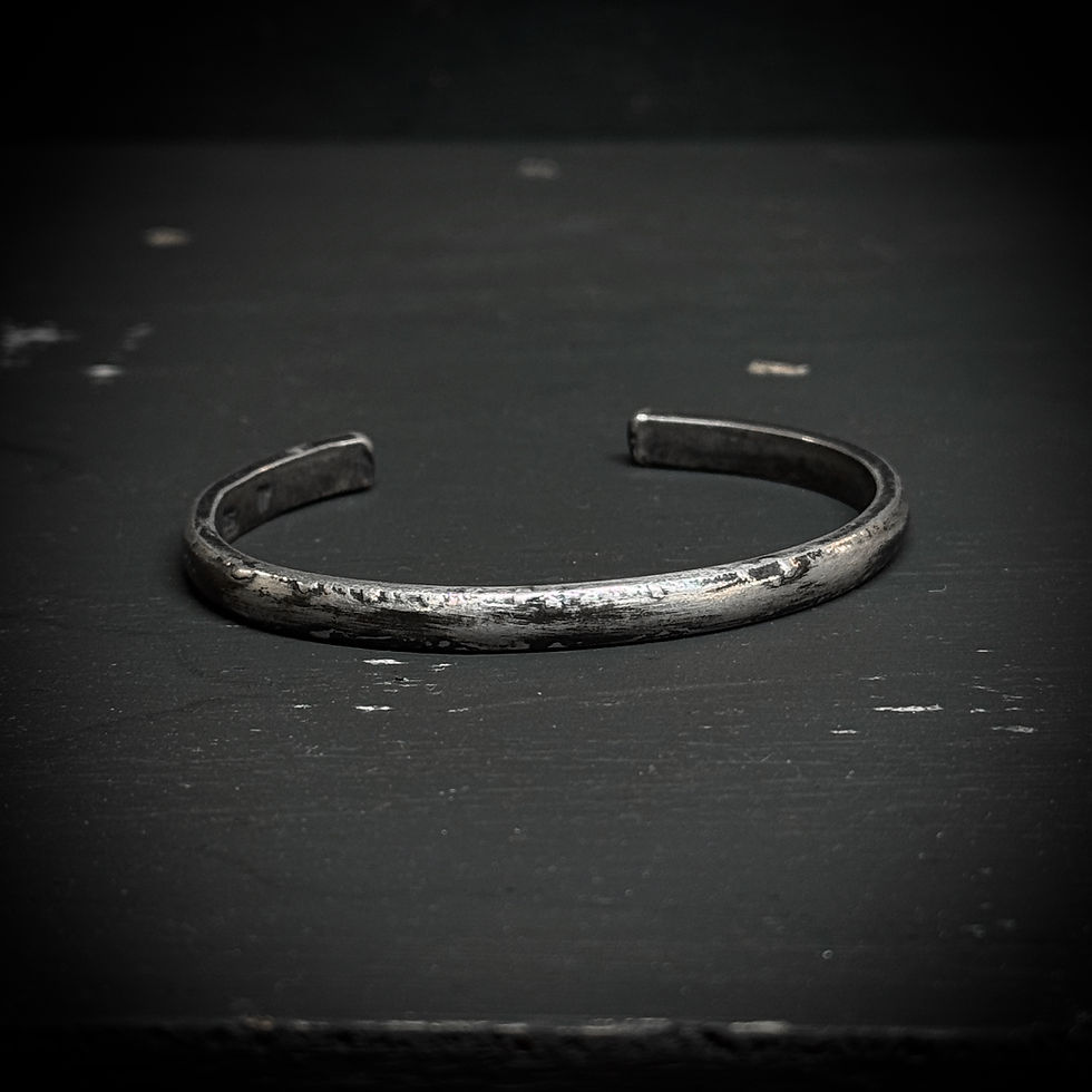 Silver cuff bracelet 5mm