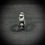 Thumbnail: Handmade rugged beads bold Vikings ring 7mm