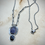 縮圖：Multi-style chain necklace with double stone