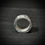 縮圖：Handmade silver bold hollow ring - 12mm