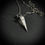 縮圖：Handmade silver hollow necklace - pyramid