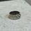Thumbnail: Handmade silver wide band ring with beads deco