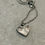 Thumbnail: Hollow heart shaped necklace