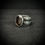 縮圖：Handmade silver ring with brown tourmaline