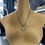 縮圖：Silver necklace with handmade hollow pendant - cross