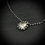 縮圖：Handmade silver hollow heart shape necklace with beads deco