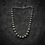 Thumbnail: Handmade silver balls beads chain necklace