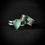 縮圖：Handmade silver turquoise ring