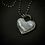 縮圖：Handmade hollow pendant silver necklace - heart