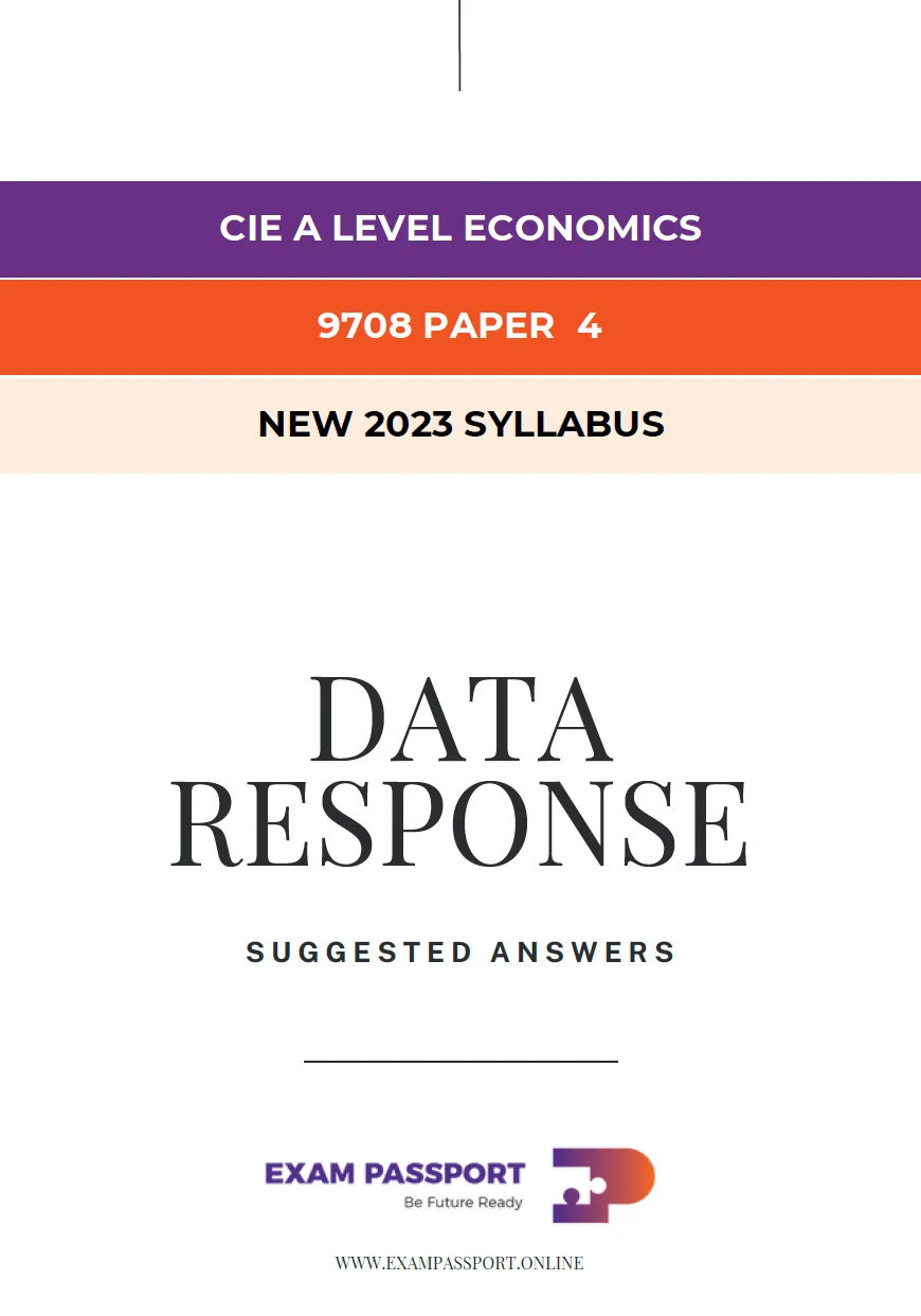 CIE 9708 A2 Economics Data Response Answering Tips