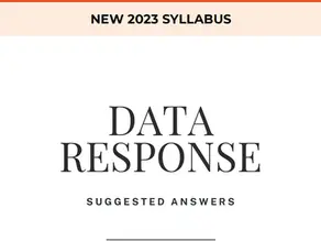 CIE 9708 A2 Economics Data Response Answering Tips 