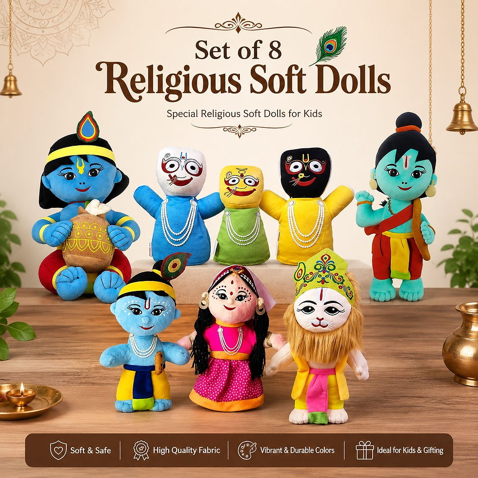 Krishna & Devotional Soft Dolls Religious Soft Toys Fore Kids