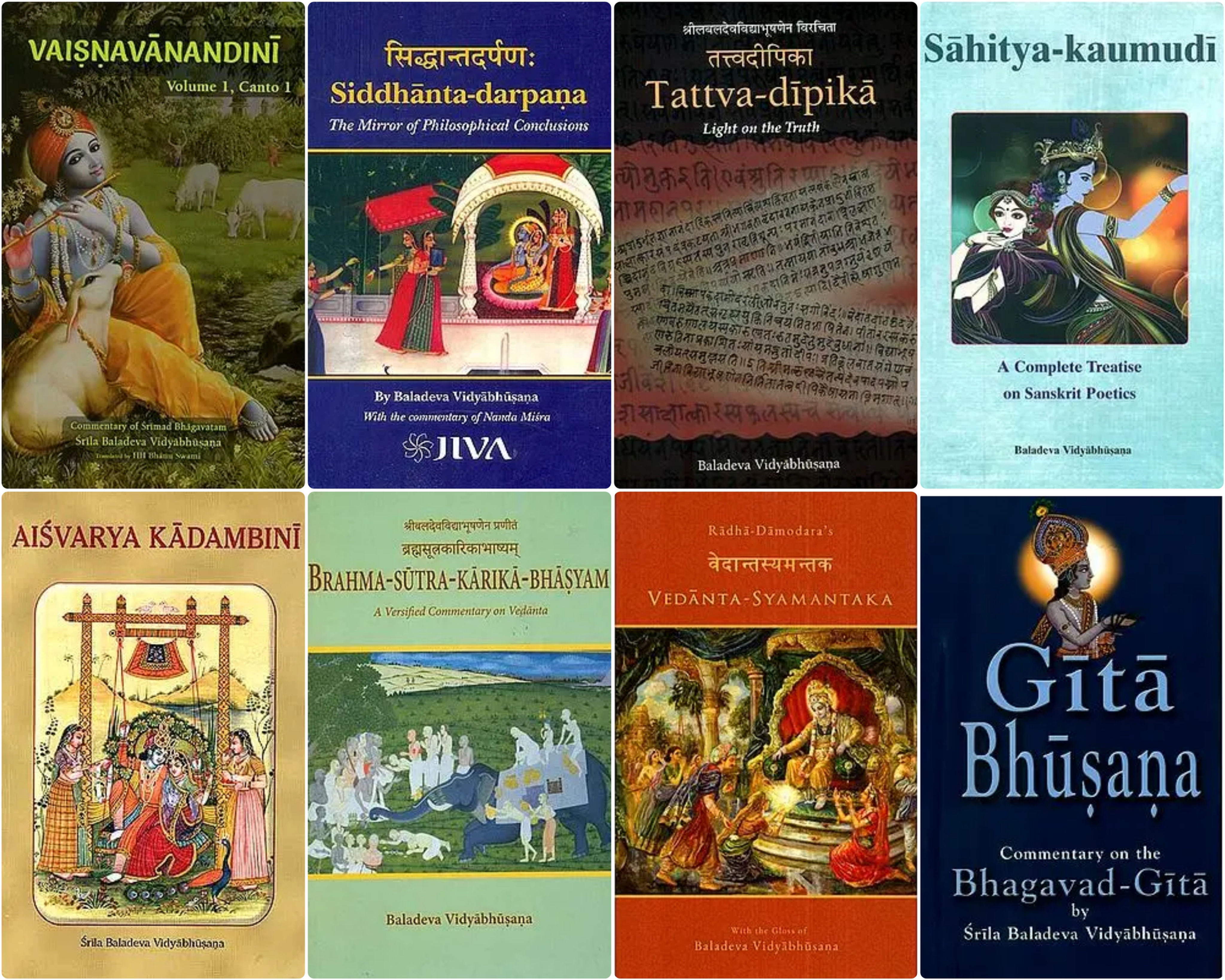 Complete Works of Srila Baladeva Vidyabhusana (Set of 8 Books)