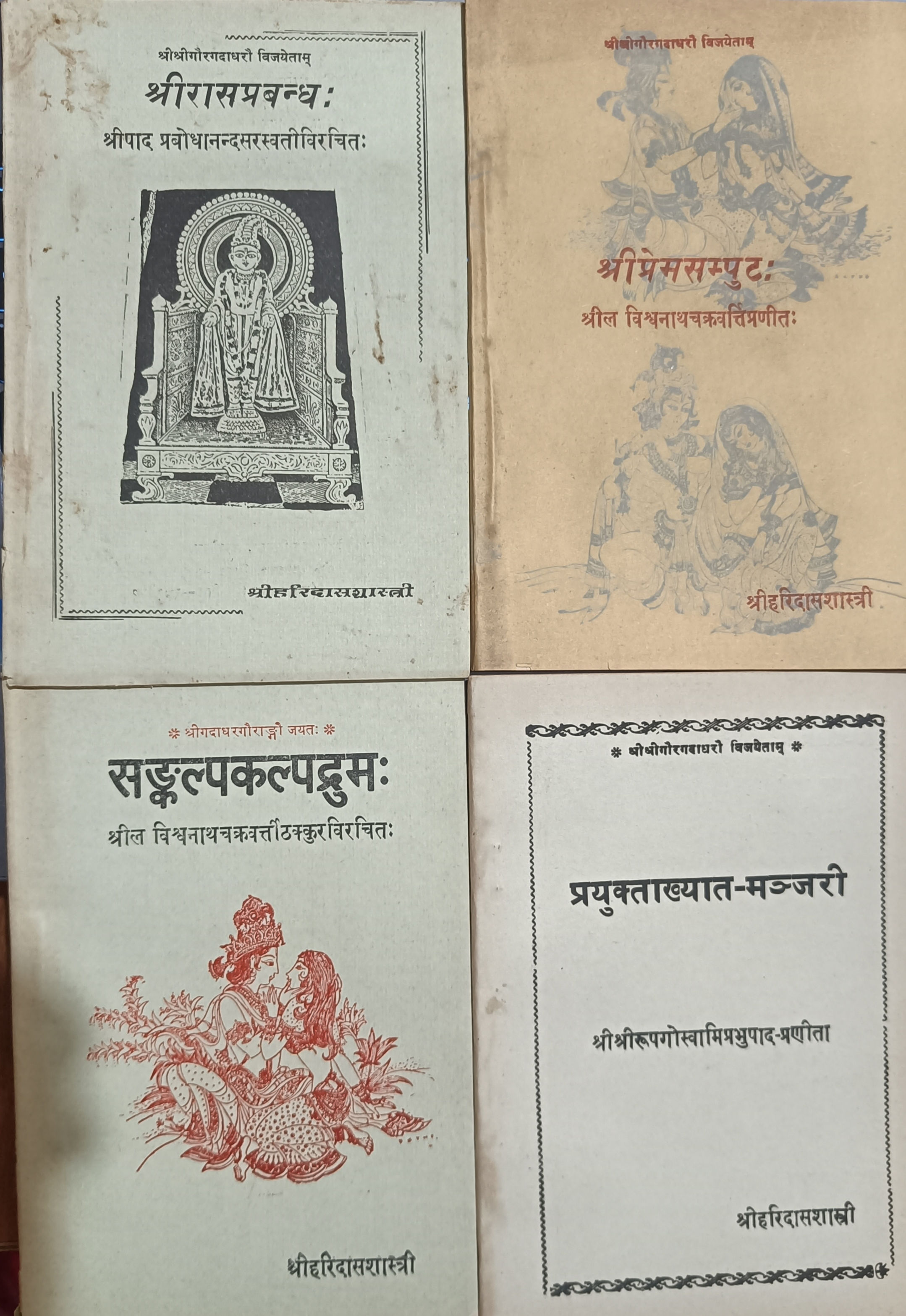 Rare Gaudiya Granth Collection – Sanskrit with Hindi
By Sri Haridas Shastri Ji