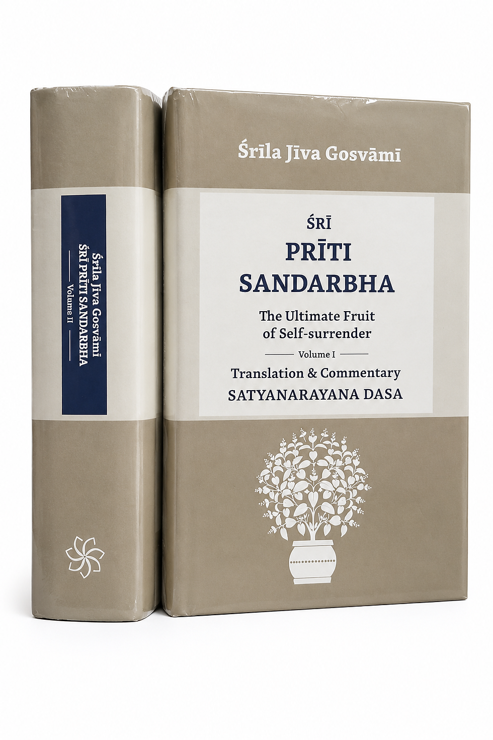 Priti Sandarbha - 2 Volume Set By Srila Jiva Gosvami | Satyanarayana Dasa Babaji | Jiva Institute