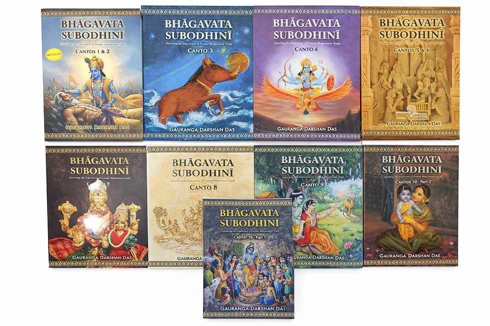 Thumbnail: Bhagavata Subodhini – Complete 9 Volume Set (Canto 1–10)
By Gauranga Darshan Das