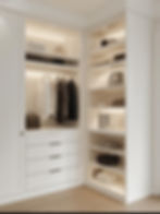 Custom closet design with wardrobe shelving and cabinetry solutions, Oakville home