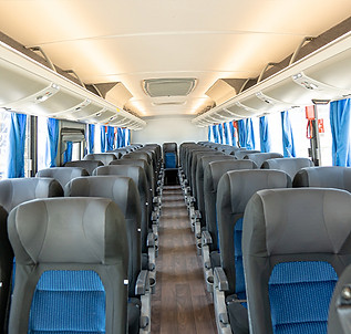 Interior do ônibus